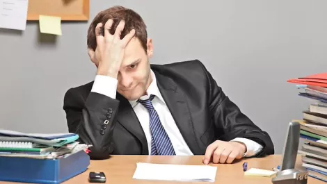 940359 stressed businessman