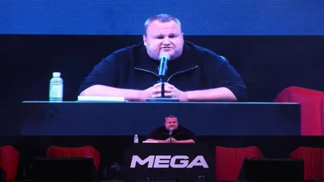 Kim dotcom continues internet crusade with new super private mega website h 2