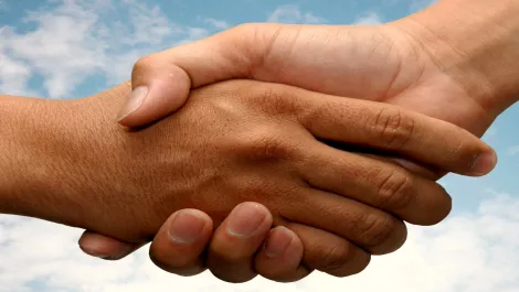 Small handshake