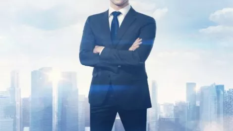 Business poser