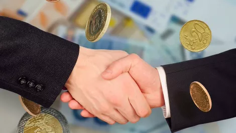 Handshake money