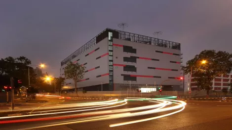 Inside the 1-Net North data center in Singapore
