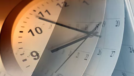 Calendar clock