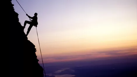 The climb