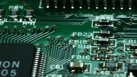 Printed circuit board print plate via macro 159220