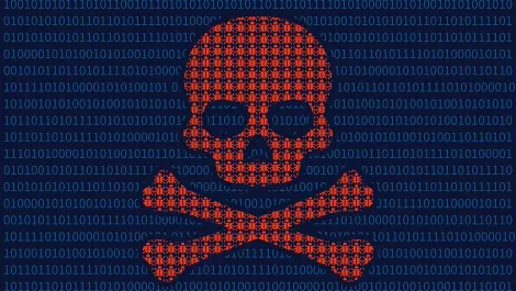 Malware skull