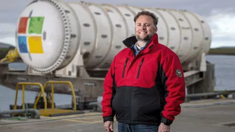 Microsoft's underwater data center comes up for air