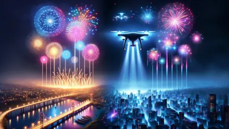 Digital fireworks