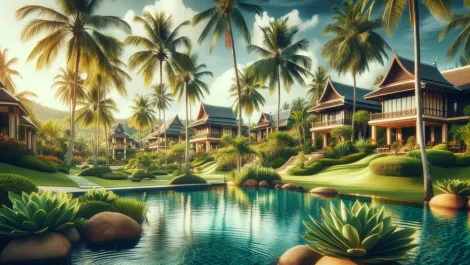 Thai resort