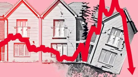 Property values fall for fifth month running