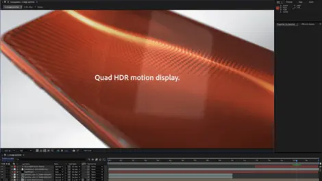 After effects phone orange ui 1