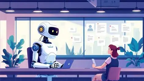 Friendly robot assisting university students at singapore campus help desk