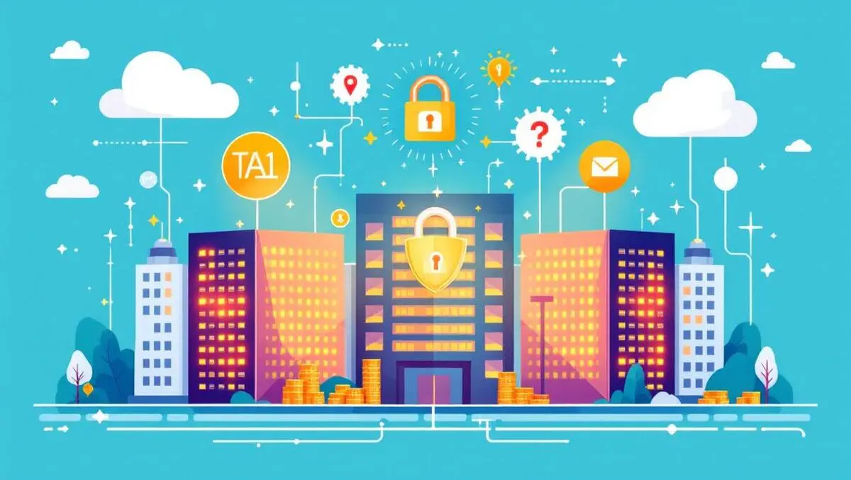 Secure data centers encrypted cloud locks ai protection finance retail