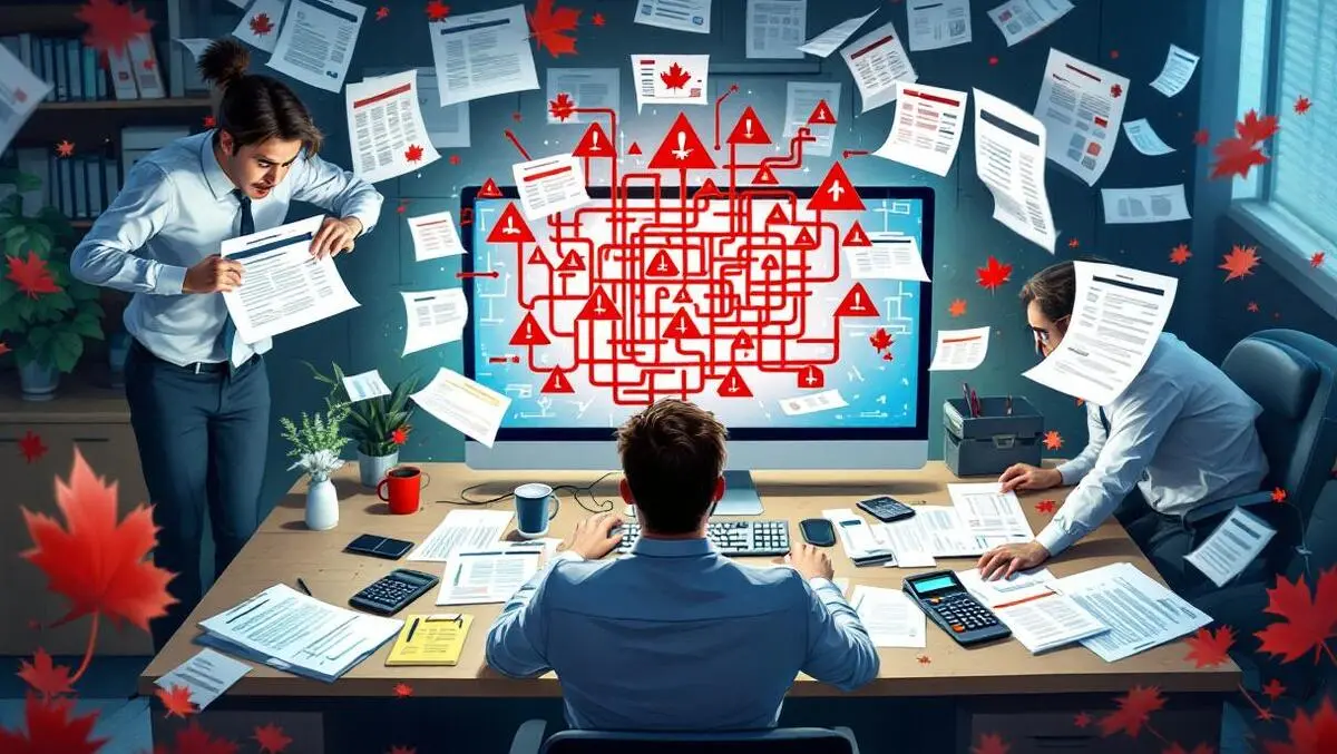 Canadian accountants worried ai tax advice tangled documents loss