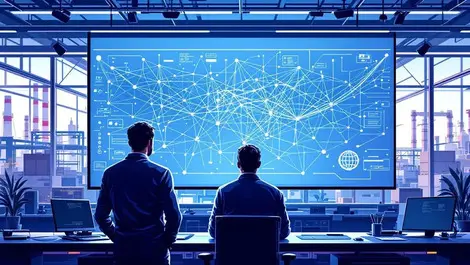 Canadian factory control room quantum classical supply chain planning