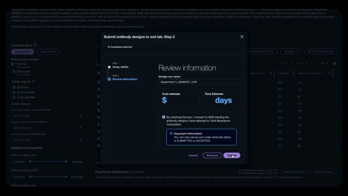 AWS launches Amazon Bio Discovery app for drug design