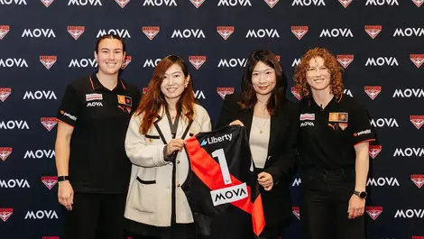 MOVA names Essendon AFLW stars as brand ambassadors